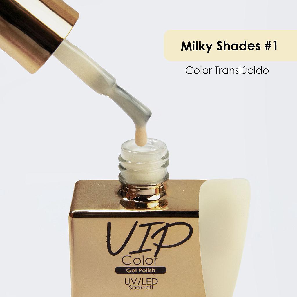 VIP COLOR 15ML MILKY SHADES 1 | NailCenter